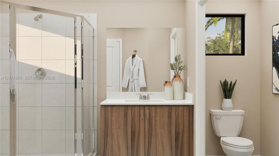 Furnished interior view inside a new home in Solterra, Sunrise (Image 10).