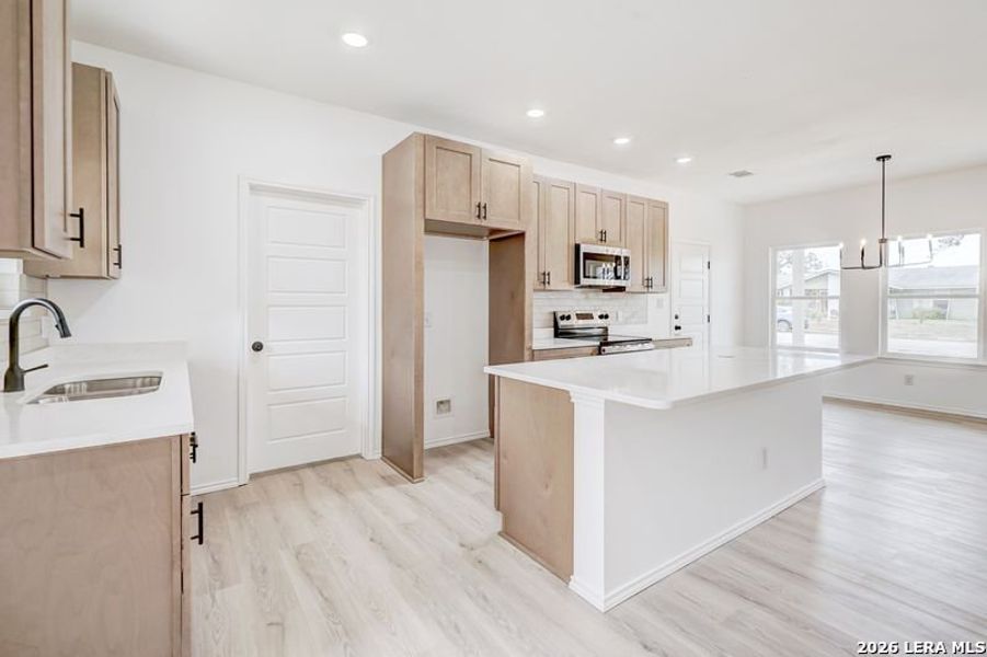 Furnished interior view inside a new home in , San Antonio (Image 10).