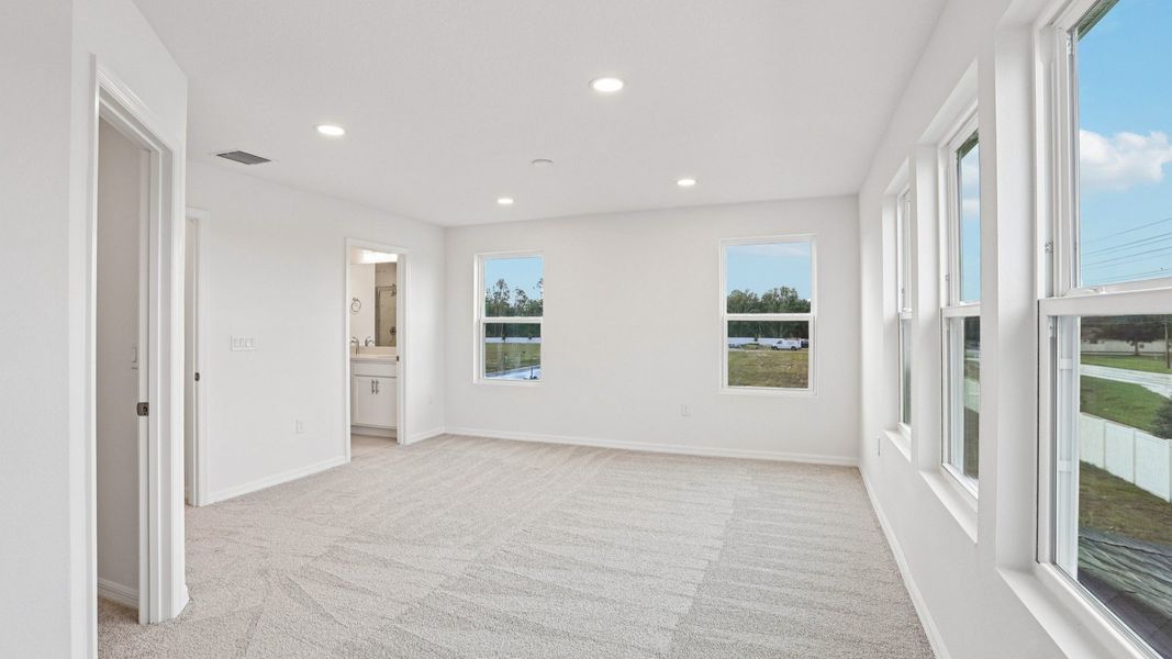 Furnished interior view inside a new home in Twin Oaks, Zephyrhills (Image 22).