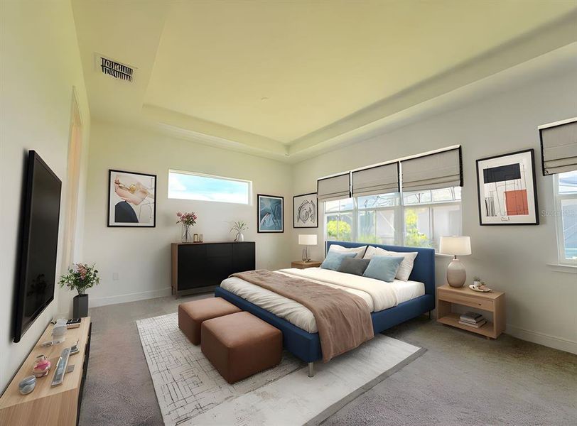 Furnished interior view inside a new home in , St. Cloud (Image 10).
