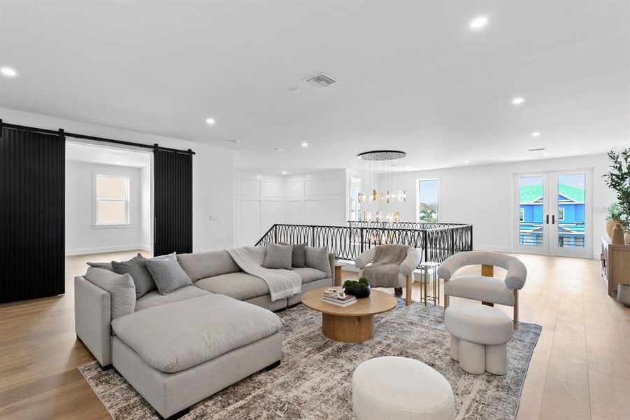 Furnished interior view inside a new home in , Tampa (Image 73).