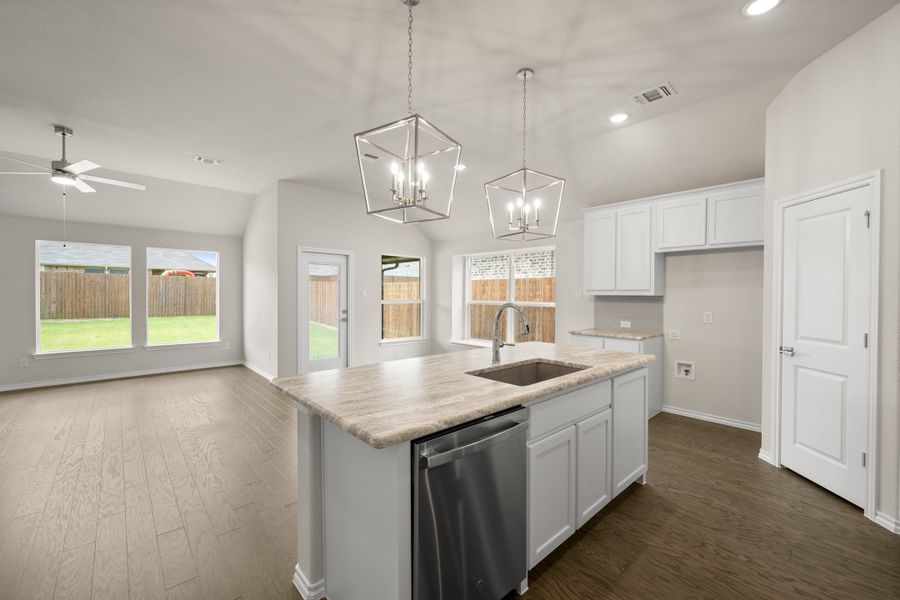 Furnished interior view inside a new home in Summer Crest, Fort Worth (Image 9).