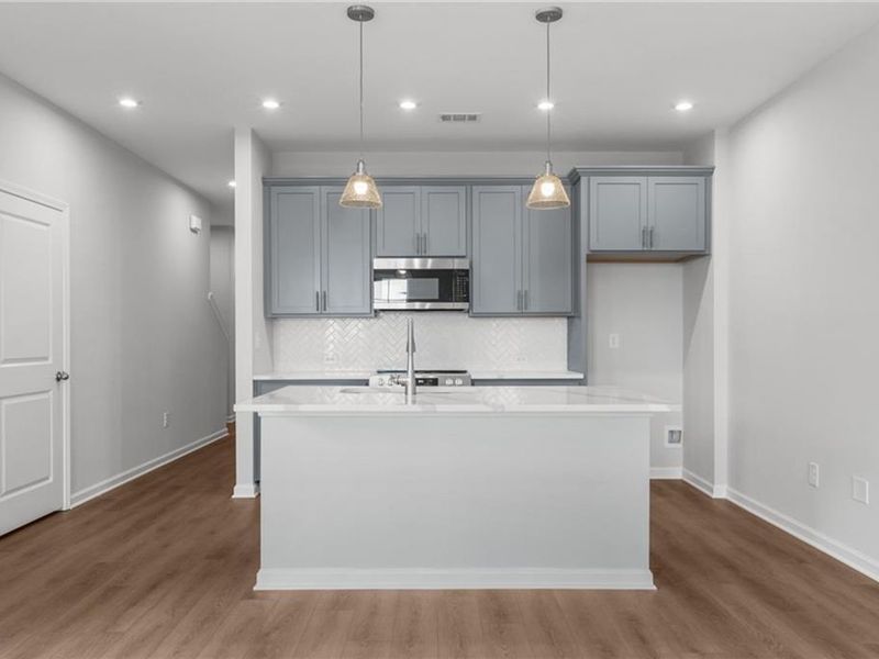 Furnished interior view inside a new home in Stegall Village, Cartersville (Image 5). Furnished interior view inside a new home in Stegall Village, Cartersville (Image 5).