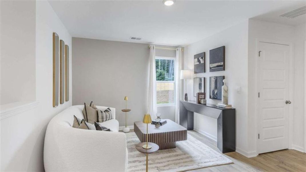 Furnished interior view inside a new home in Barrett Cove, Marietta (Image 20).