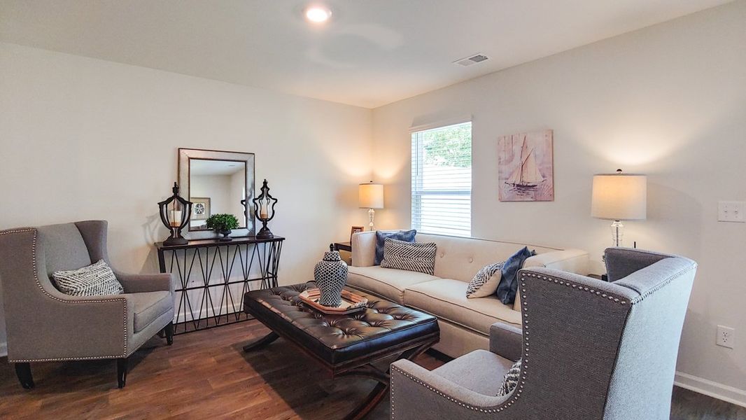 Representative furnished interior of a home built from the HOPKINS by D.R. Horton in Garbon Fields, Summerville (Image 7). Representative furnished interior of a home built from the HOPKINS by D.R. Horton in Garbon Fields, Summerville (Image 7).