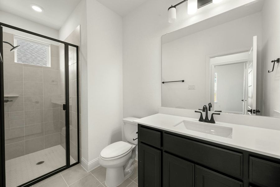 Furnished interior view inside a new home in Westside Preserve, Midlothian (Image 8).