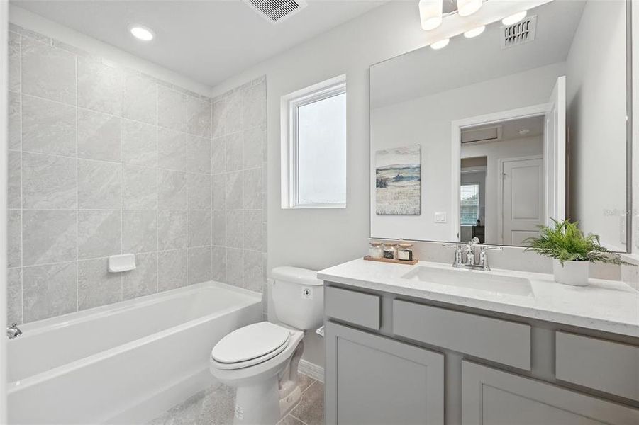 Furnished interior view inside a new home in Amelia Groves, St. Cloud (Image 12).