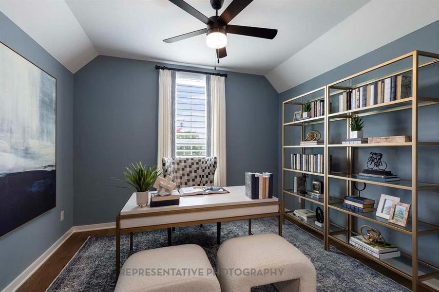 Furnished interior view inside a new home in Monterra, Fate (Image 32).