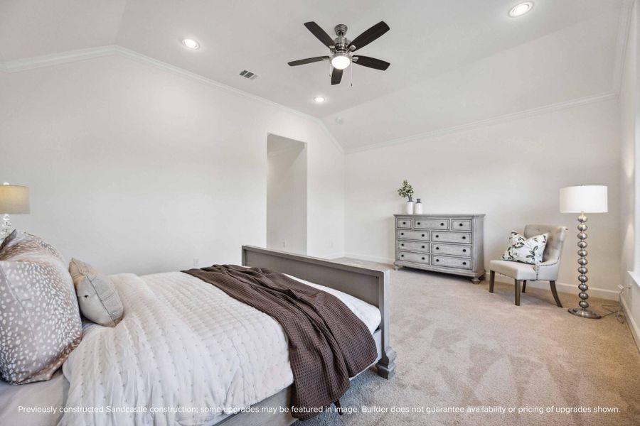 From the texture-rich bedding to the soft morning light, this suite invites you to hit snooze and stay a little longer.