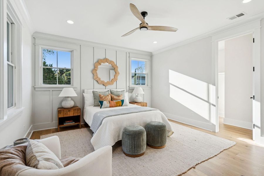 Furnished interior view inside a new home in , Isle Of Palms (Image 18). Furnished interior view inside a new home in , Isle Of Palms (Image 18).