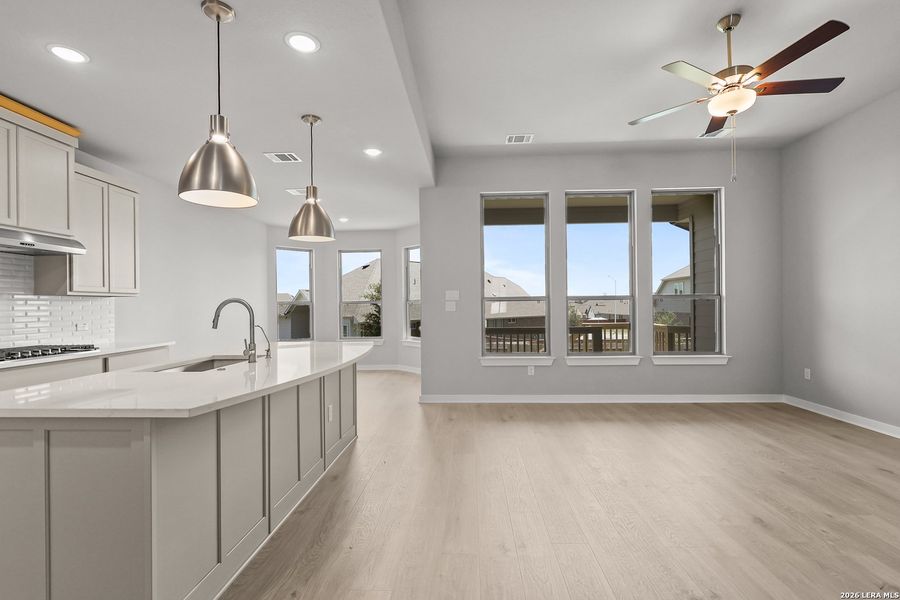 Furnished interior view inside a new home in Foxbrook, Cibolo (Image 8).