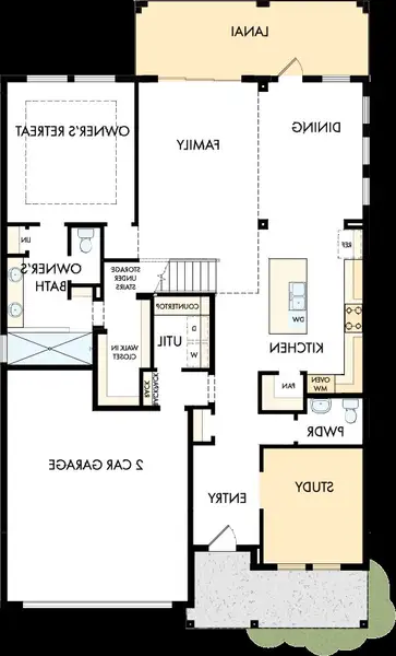 2D floor plan layout of this home in Lakeview Crossing – Tradition Series, Sarasota, FL (Image 2). 2D floor plan layout of this home in Lakeview Crossing – Tradition Series, Sarasota, FL (Image 2).