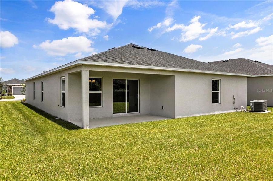 Exterior details and patio area of a home in Reserve at Forest Lake II, Lake Wales (Image 19). Exterior details and patio area of a home in Reserve at Forest Lake II, Lake Wales (Image 19).