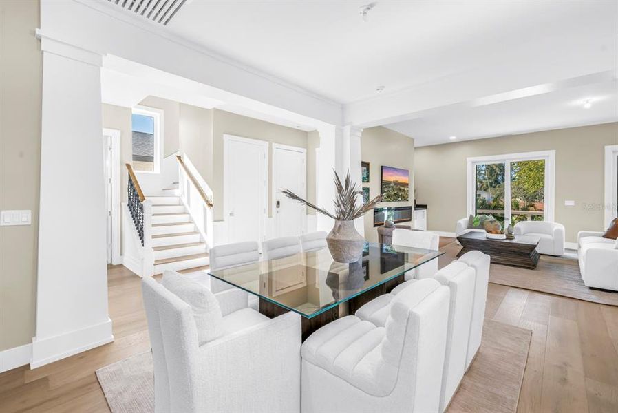 Furnished interior view inside a new home in , St. Petersburg (Image 39).