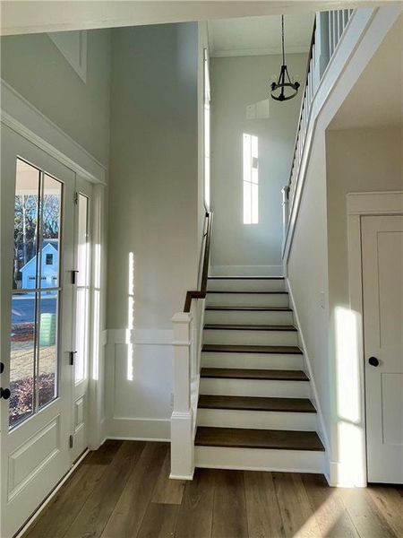Furnished interior view inside a new home in , Monroe (Image 12).