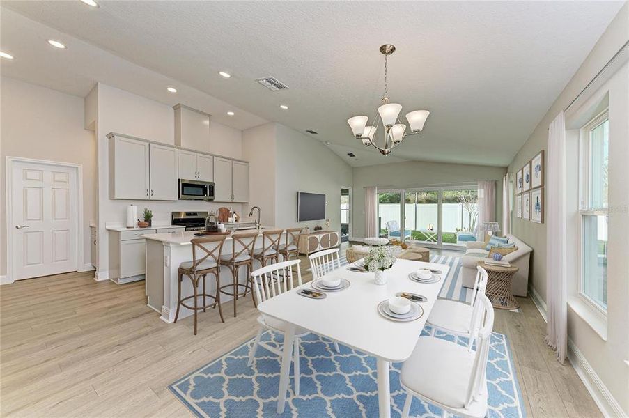 Furnished interior view inside a new home in Crosswind Point, Parrish (Image 13). Furnished interior view inside a new home in Crosswind Point, Parrish (Image 13).