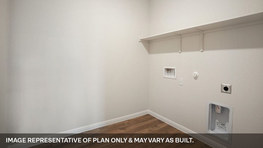 Representative unfurnished interior of a home built from the The Quincy by D.R. Horton in Thunder Rock, Marble Falls (Image 23).