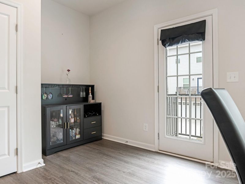 Furnished interior view inside a new home in Stone Creek Townhomes, Matthews (Image 18).