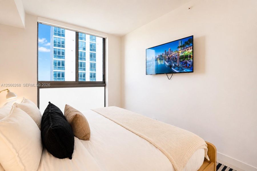 Furnished interior view inside a new home in , Miami (Image 17).