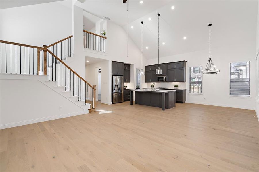 Furnished interior view inside a new home in Cambridge Crossing, Celina (Image 10).