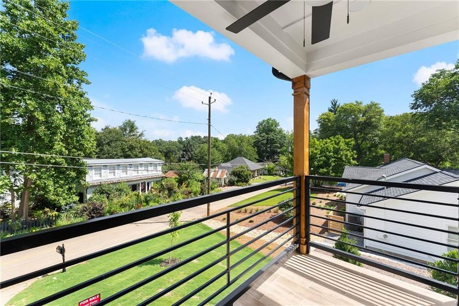 Exterior details and patio area of a home in , Clarkesville (Image 26).
