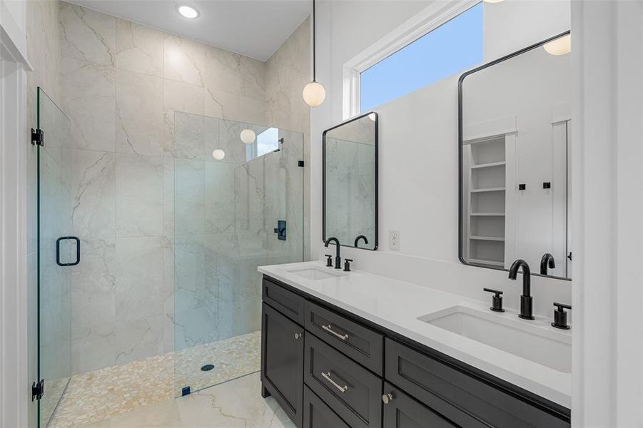 Furnished interior view inside a new home in , Granbury (Image 9).