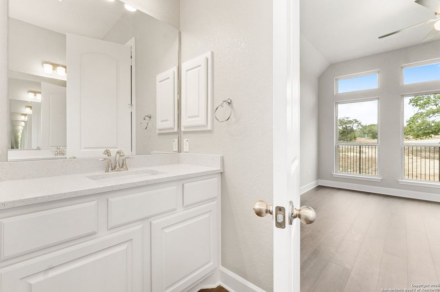 Furnished interior view inside a new home in Ventana, Bulverde (Image 12). Furnished interior view inside a new home in Ventana, Bulverde (Image 12).