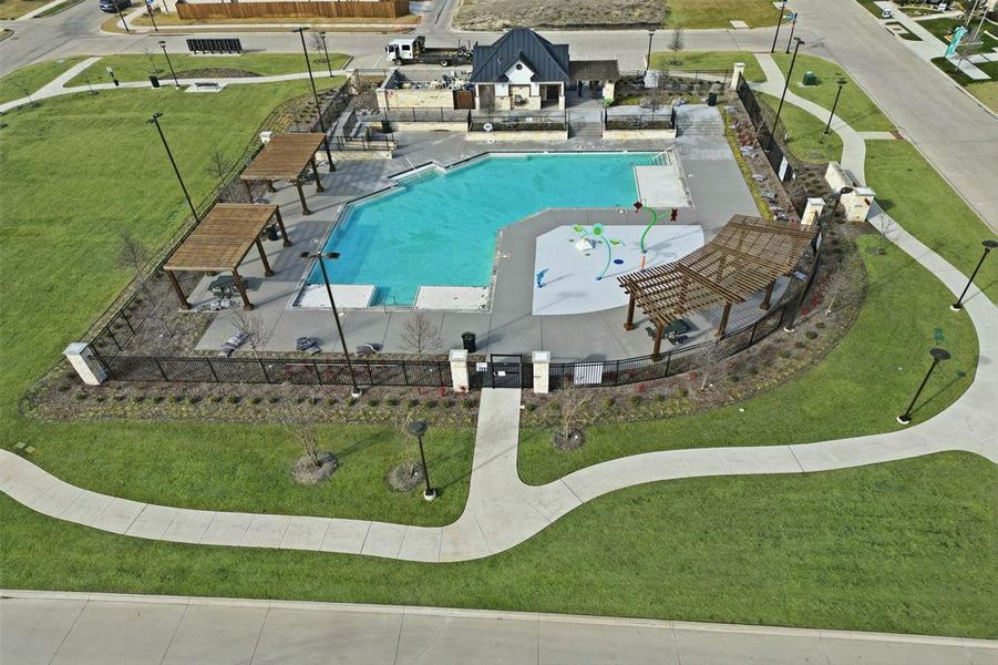You will enjoy the beautiful pool just steps from your front door!