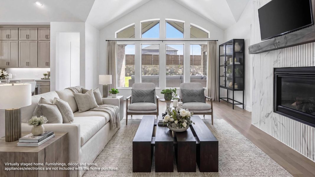 Furnished interior view inside a new home in Sweetgrass, Haslet (Image 9).