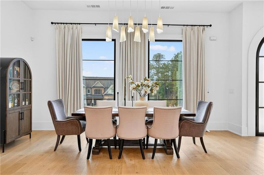 Furnished interior view inside a new home in , Hoschton (Image 12).