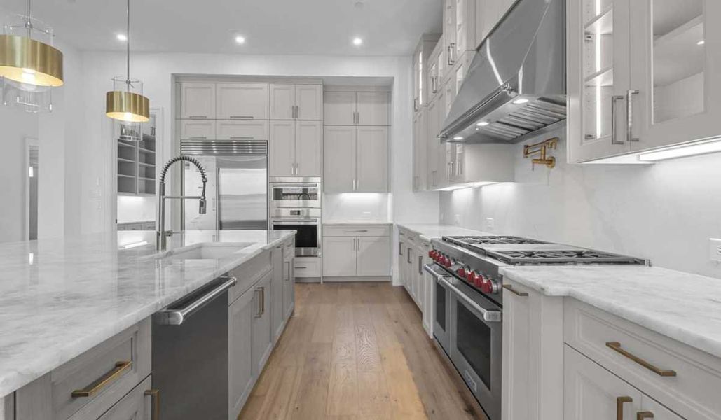 Furnished interior view inside a new home in Mustang Lakes - 100ft Lots, Celina (Image 10). Furnished interior view inside a new home in Mustang Lakes - 100ft Lots, Celina (Image 10).