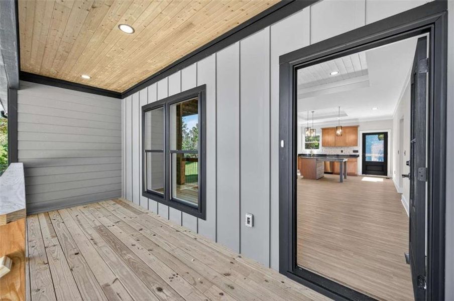 Exterior details and patio area of a home in , Cleveland (Image 22).