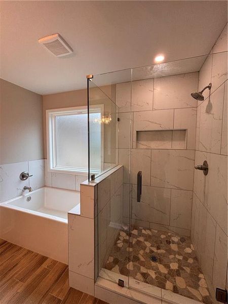 Furnished interior view inside a new home in , Monticello (Image 5).