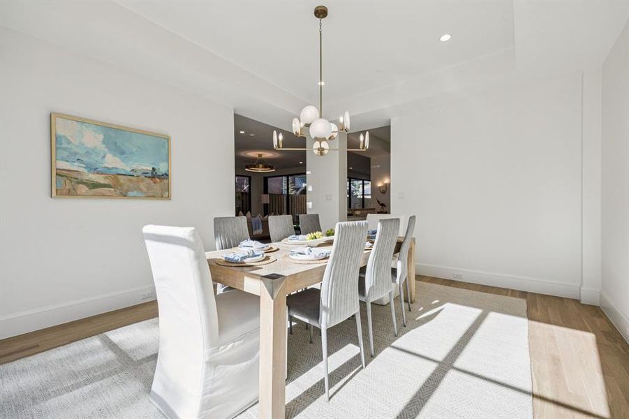 Furnished interior view inside a new home in , University Park (Image 7).