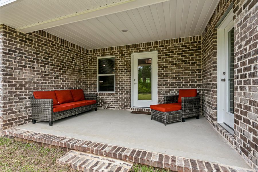 Exterior details and patio area of a home in Walther Reserve, Milton (Image 24).