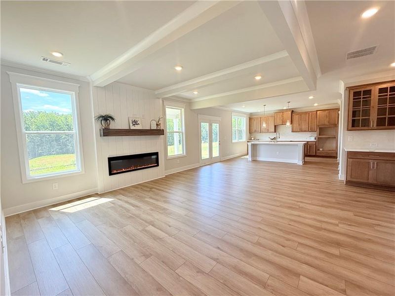 Spacious, unfurnished interior of a new home in Ponderosa Farms Manor, Gainesville (Image 22). Spacious, unfurnished interior of a new home in Ponderosa Farms Manor, Gainesville (Image 22).