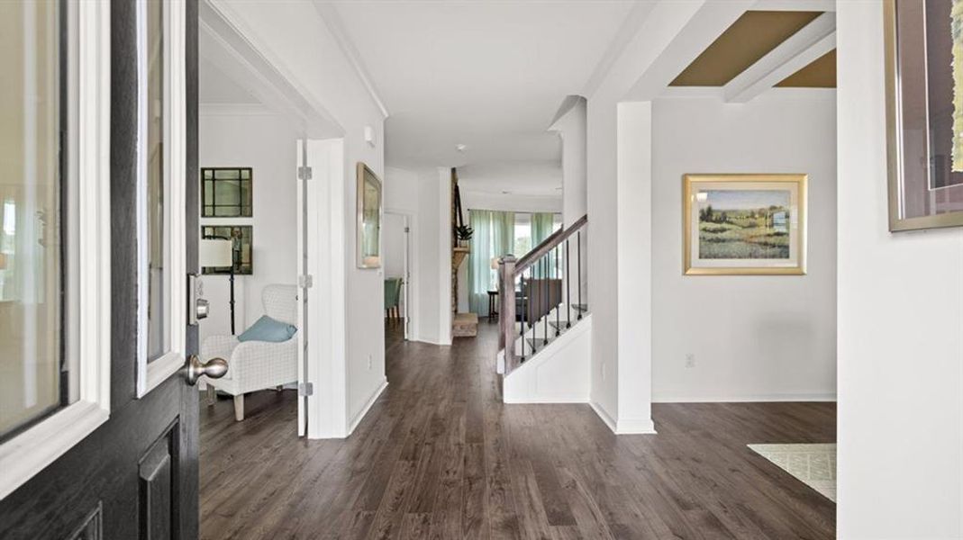 Furnished interior view inside a new home in Heritage Pointe, Senoia (Image 16).