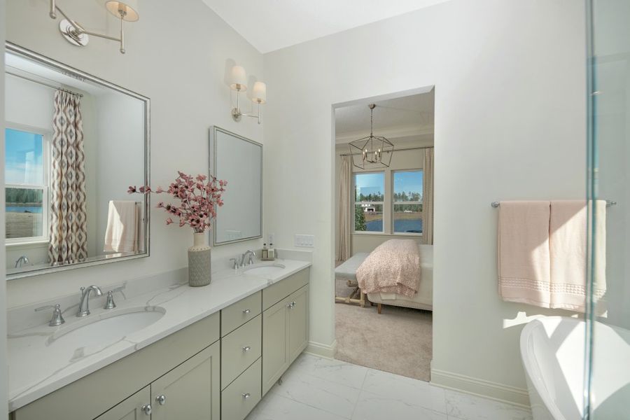 Representative furnished interior of a home built from the Hamilton by Riverside Homes in Amelia National Country Club, Fernandina Beach (Image 33). Representative furnished interior of a home built from the Hamilton by Riverside Homes in Amelia National Country Club, Fernandina Beach (Image 33).