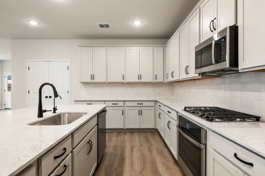 Furnished interior view inside a new home in Lariat, Liberty Hill (Image 12).