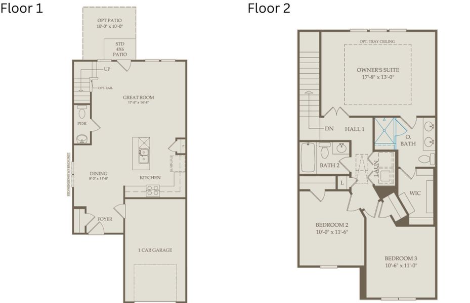 2D floor plan layout of this home in Flemingfield, Greensboro, NC (Image 5).