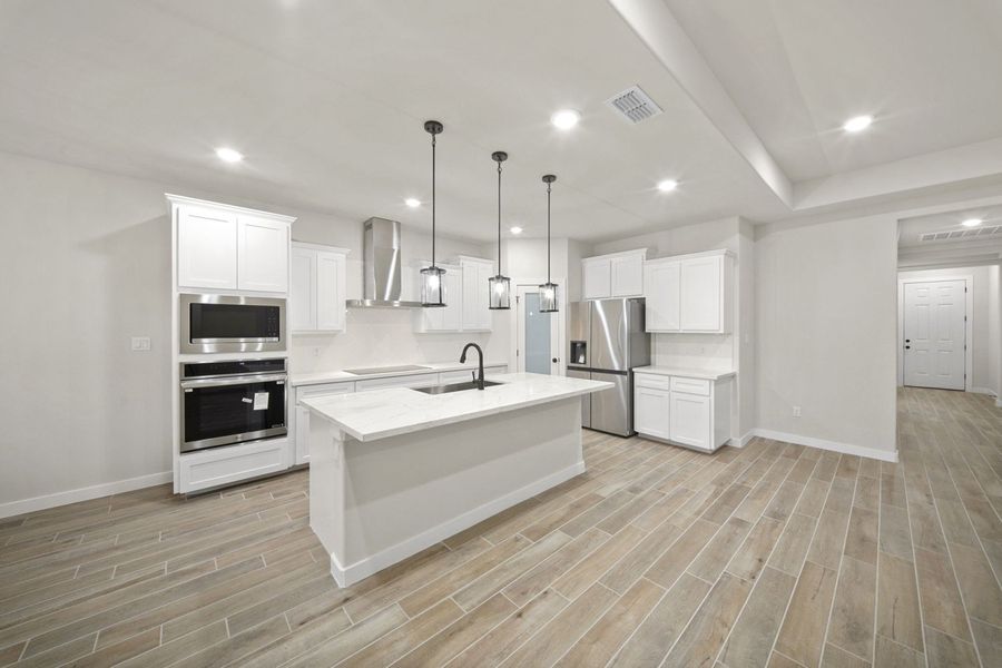 Furnished interior view inside a new home in Alberta Heights, Edinburg (Image 5).