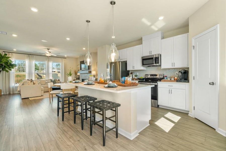 Furnished interior view inside a new home in Chandler Run, Tucker (Image 22).