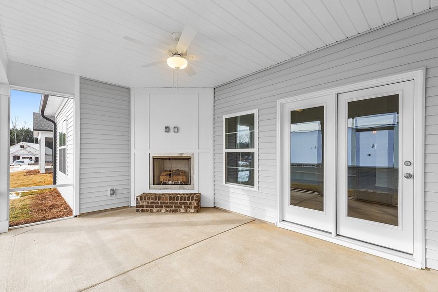 Exterior details and patio area of a home in Brayden, Advance (Image 3). Exterior details and patio area of a home in Brayden, Advance (Image 3).