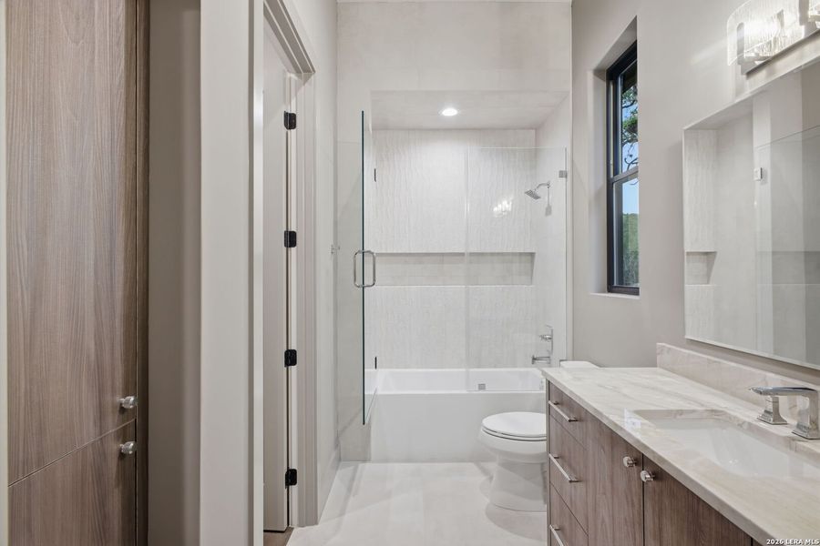 Furnished interior view inside a new home in , San Antonio (Image 38).