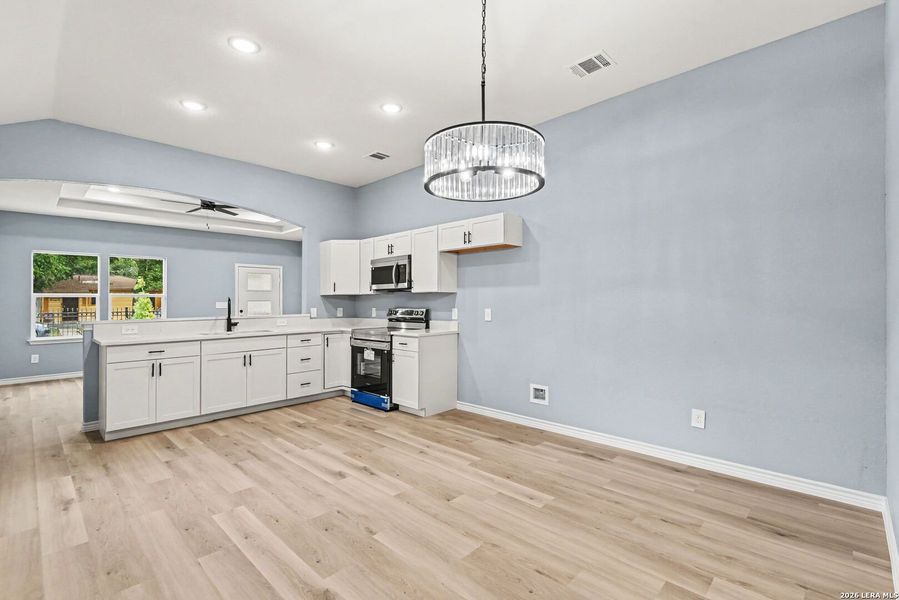 Furnished interior view inside a new home in , San Antonio (Image 12).