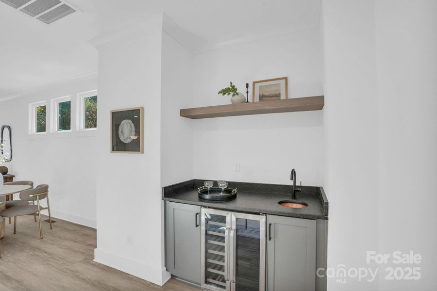 Furnished interior view inside a new home in , Charlotte (Image 8).