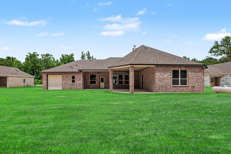 Exterior details and patio area of a home in Encino Estates, Dayton (Image 26). Exterior details and patio area of a home in Encino Estates, Dayton (Image 26).