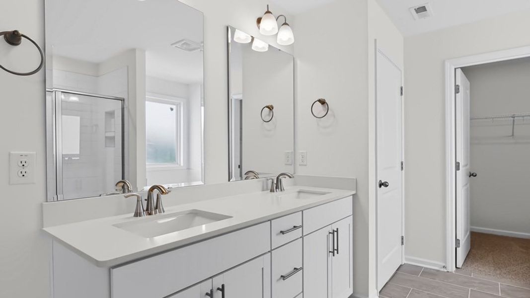 Furnished interior view inside a new home in The Grove at Winston Pointe, Clayton (Image 7).