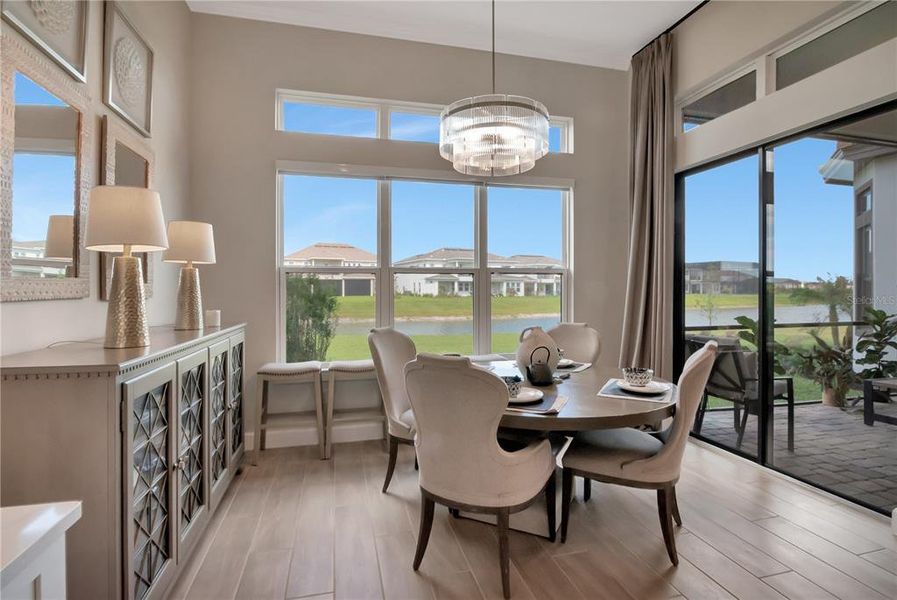 Furnished interior view inside a new home in , Wesley Chapel (Image 29).