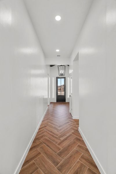 Representative unfurnished interior of a home built from the Torrey Pines 4BDR by LEH. Homes in Painted Sky, El Paso (Image 17). Representative unfurnished interior of a home built from the Torrey Pines 4BDR by LEH. Homes in Painted Sky, El Paso (Image 17).